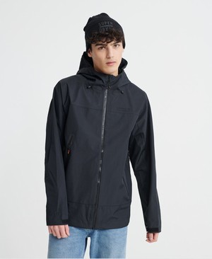 Superdry Hydrotech Waterproof Férfi Kabát Fekete | ZMOWF5632